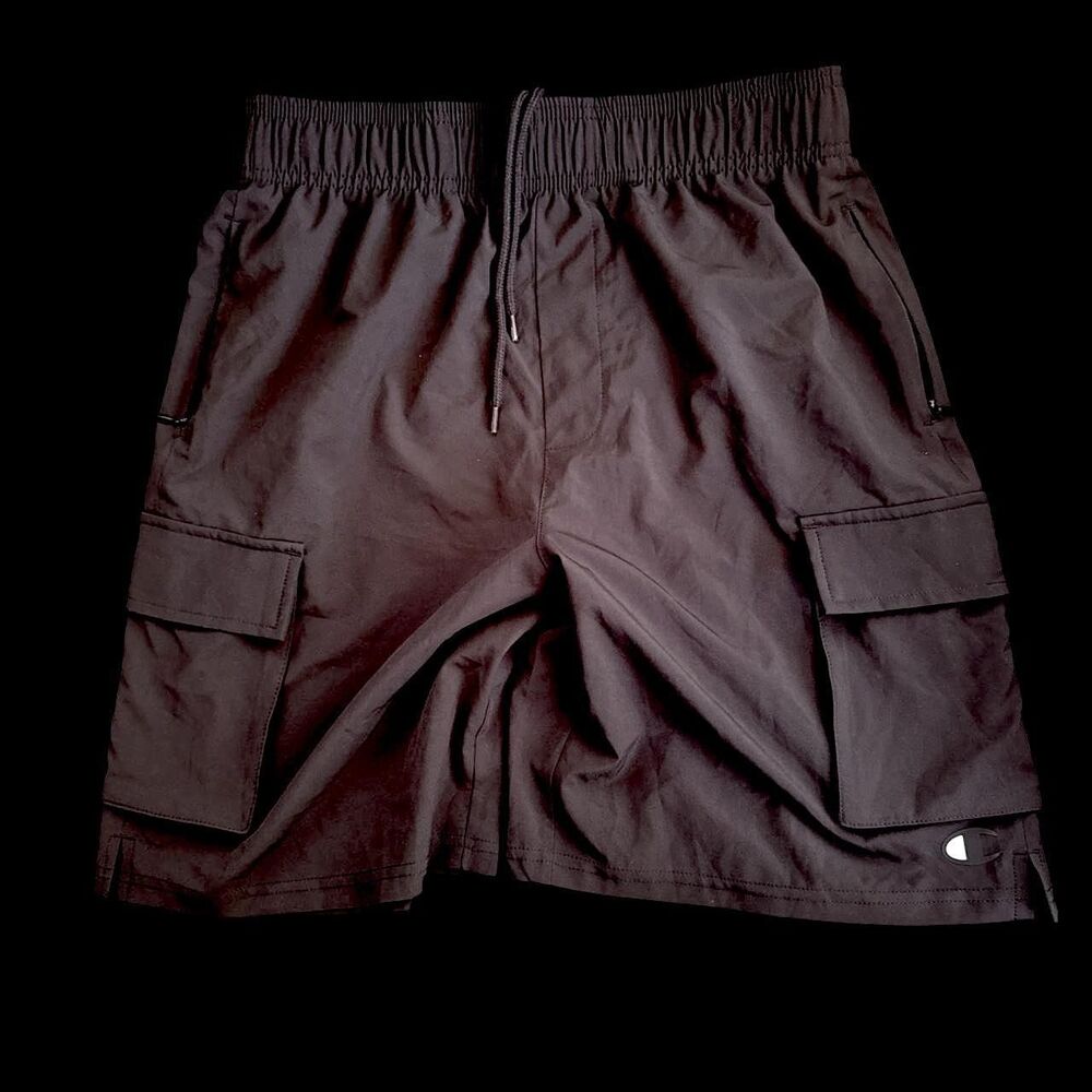 Champion Men's Brown and Black Shorts